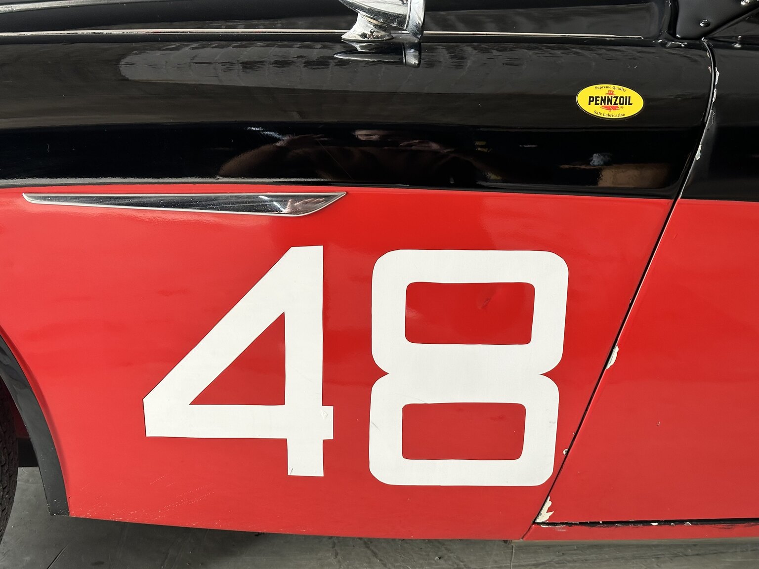 Exteriörbild på 1959 Austin-Healey 3000 BN7