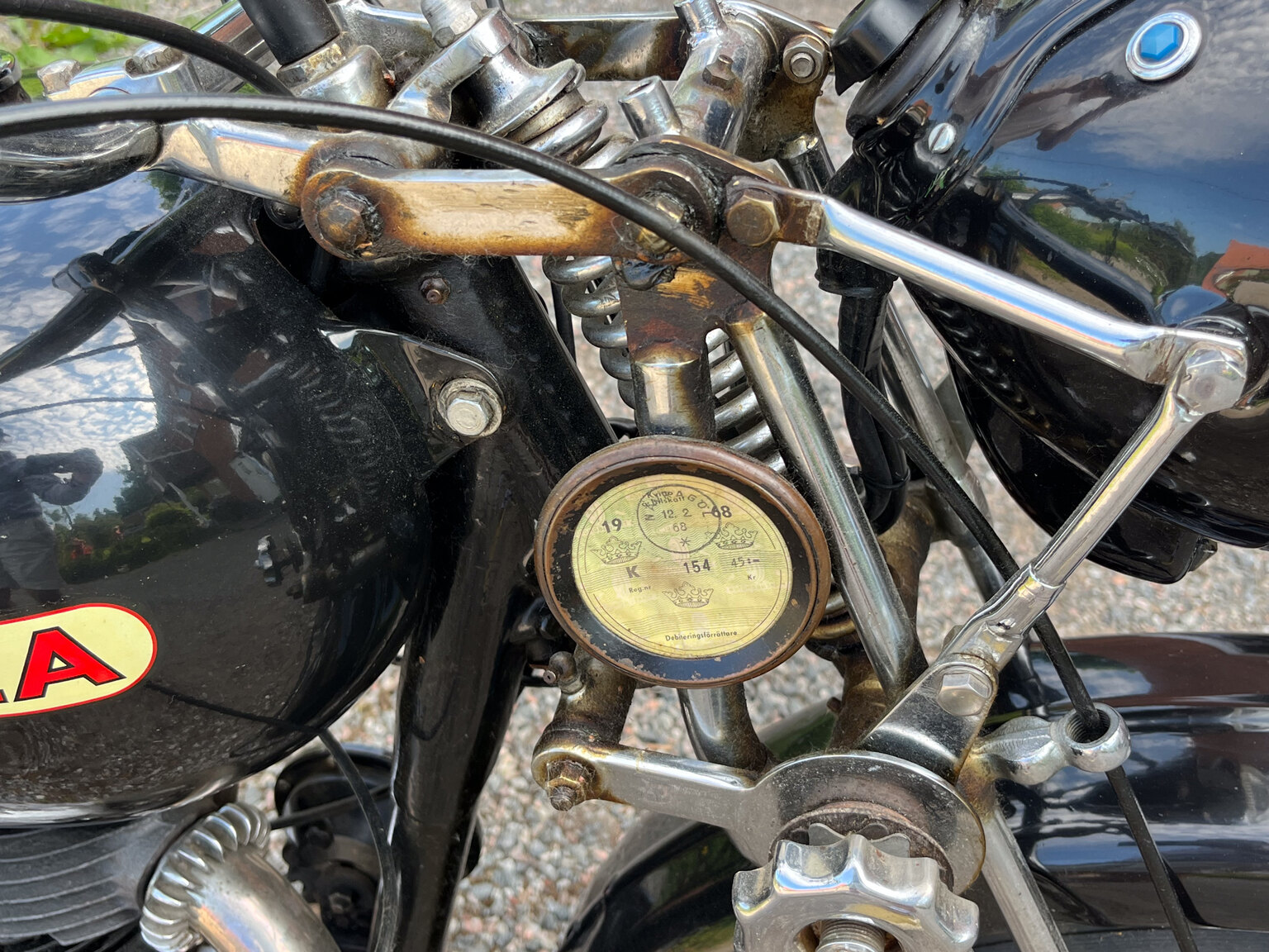 Exteriörbild på 1943 BSA 500