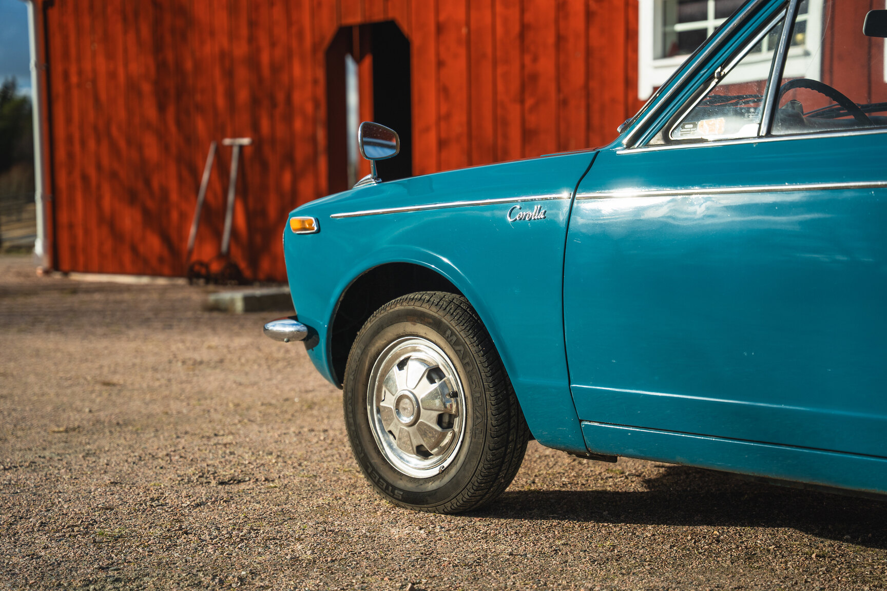 Exteriörbild på 1969 Toyota Corolla Coupé