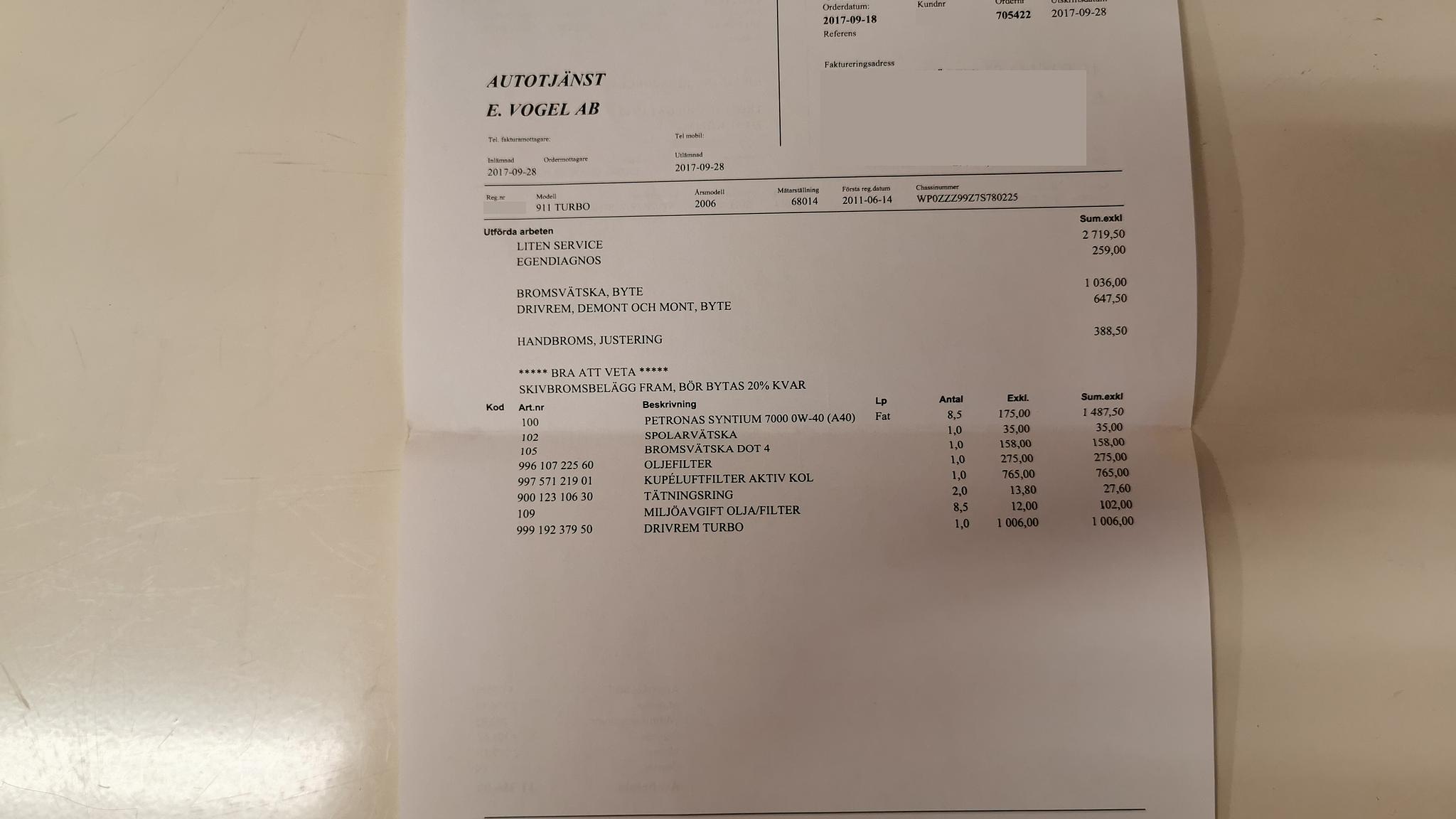 Dokumentation för 2007 Porsche 997 Turbo