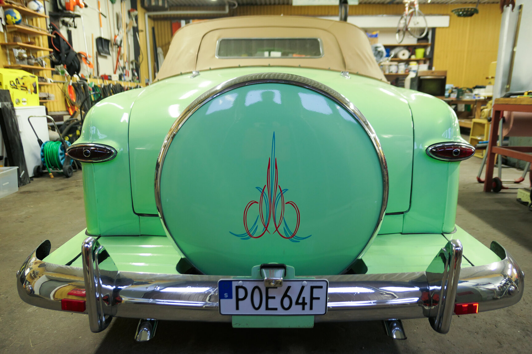 Exterior image of 1949 Ford Custom Convertible
