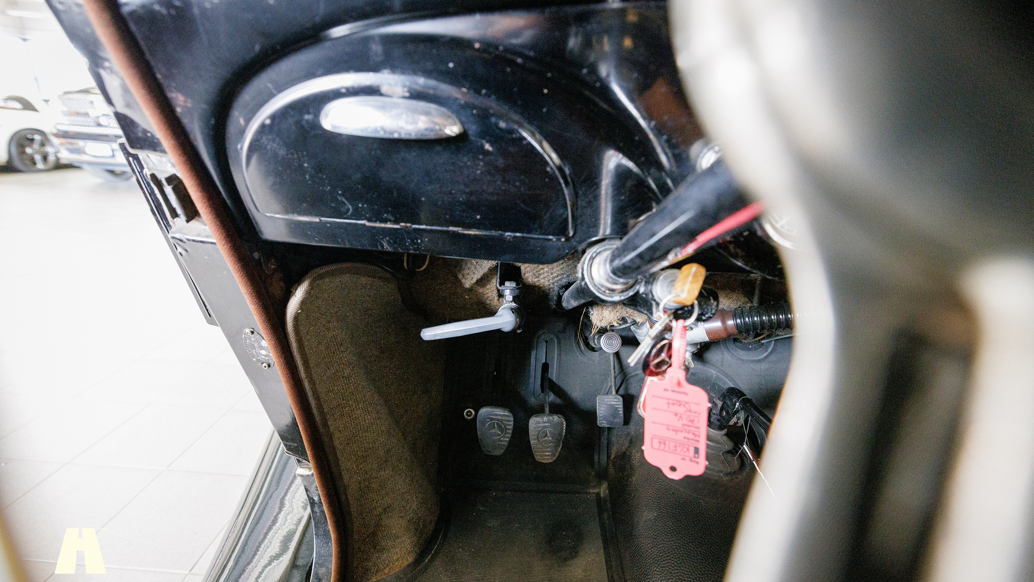 Innenraumfoto von 1950 Mercedes Benz 170 va (17)