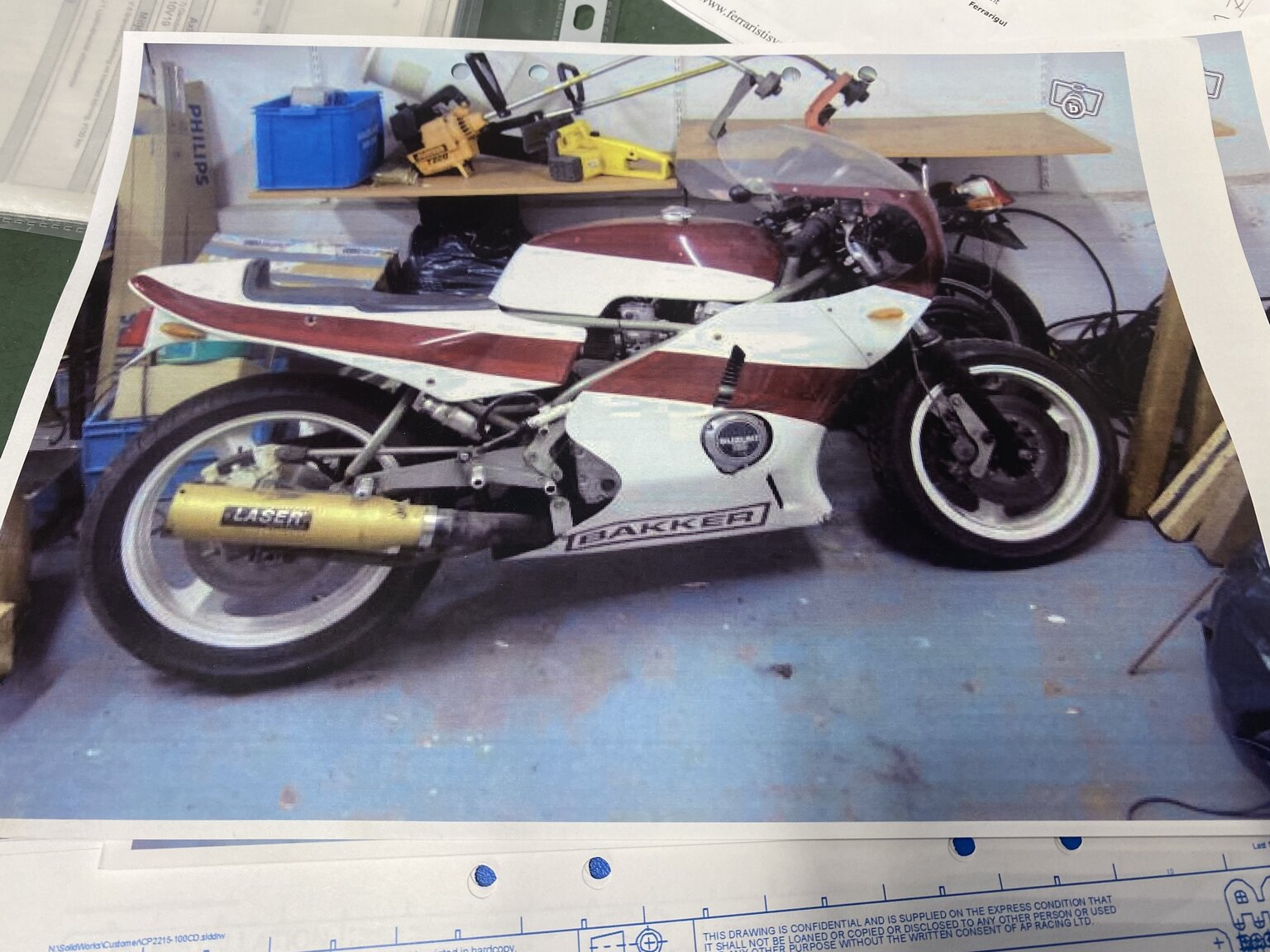 Documentation for 1983 Nico Bakker Suzuki 1100 