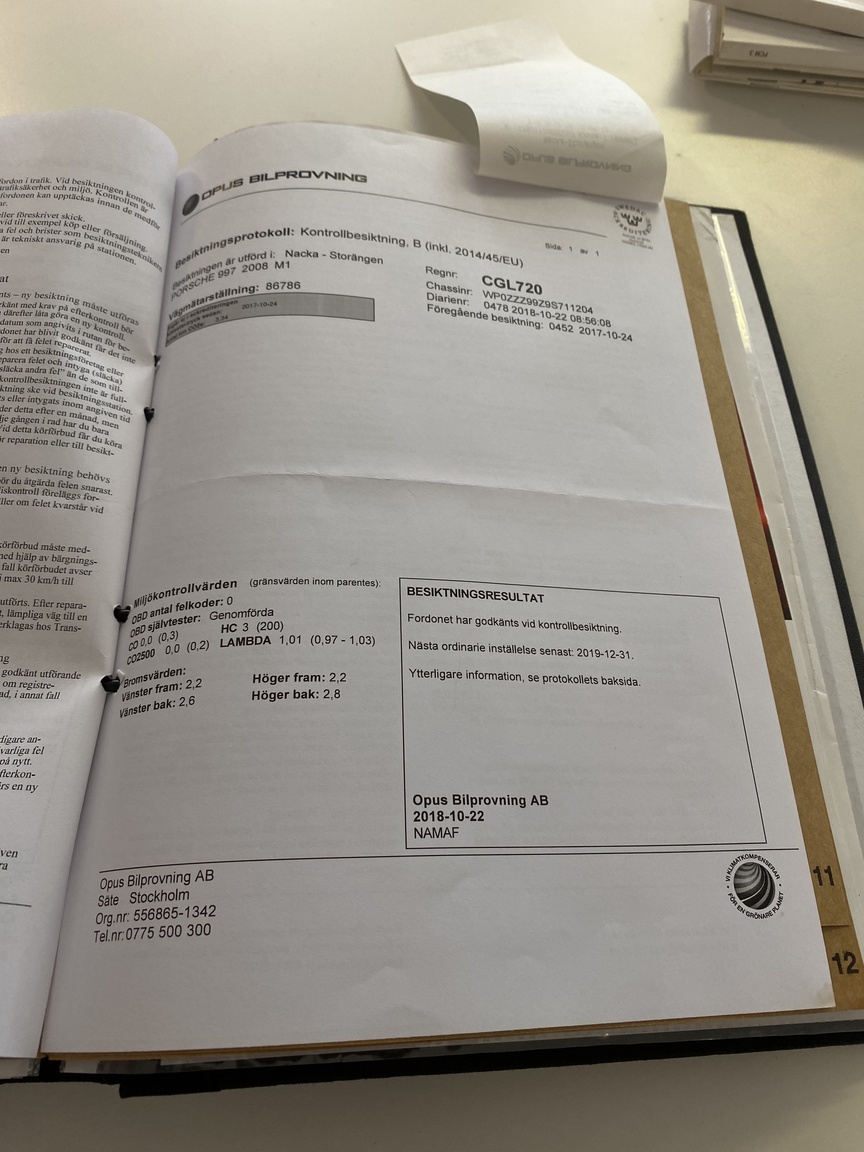 Dokumentation för 2009 Porsche 997.2 C2S Manuell (44)