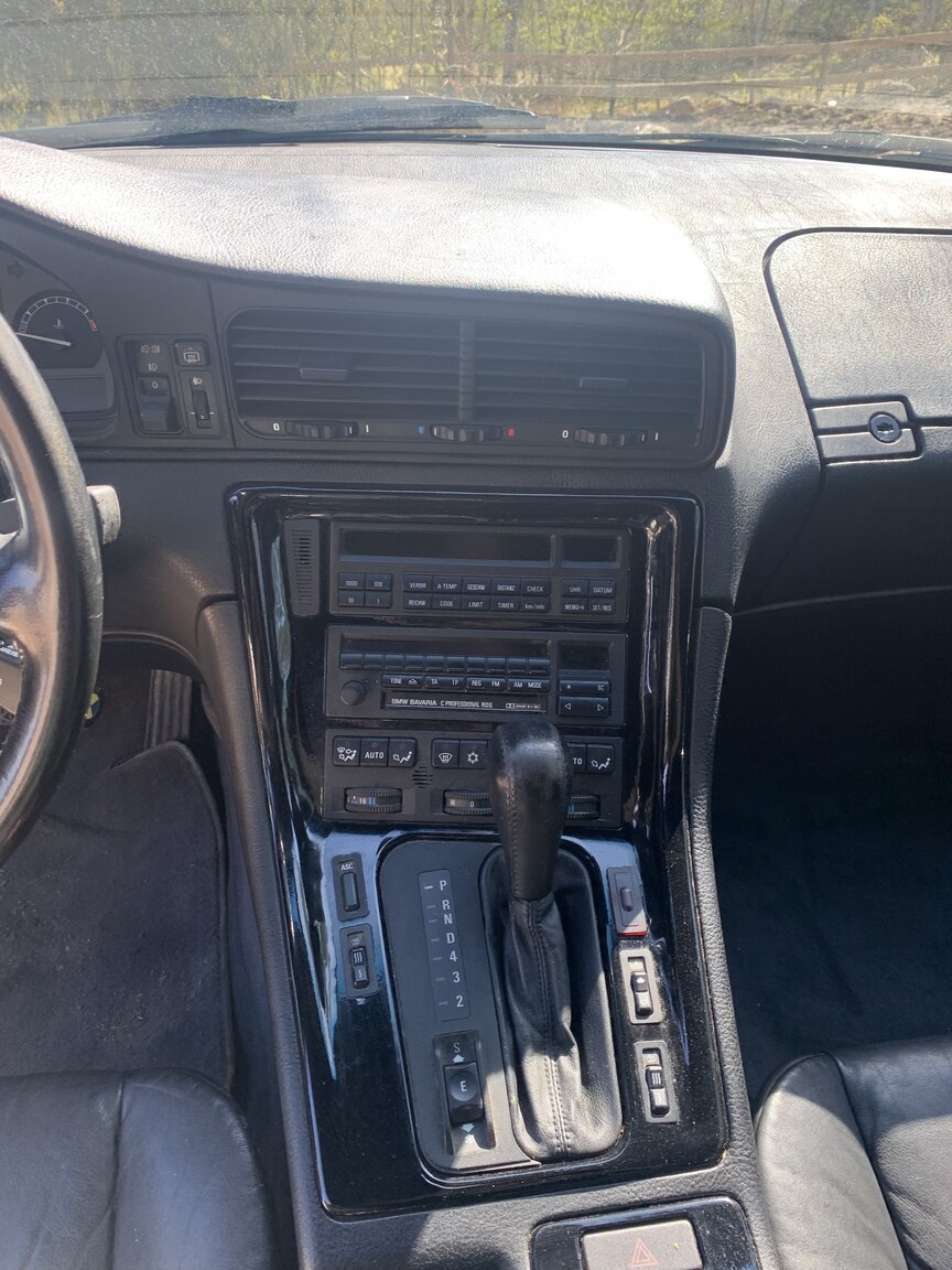 Interiörbild 1995 BMW 840i (19)