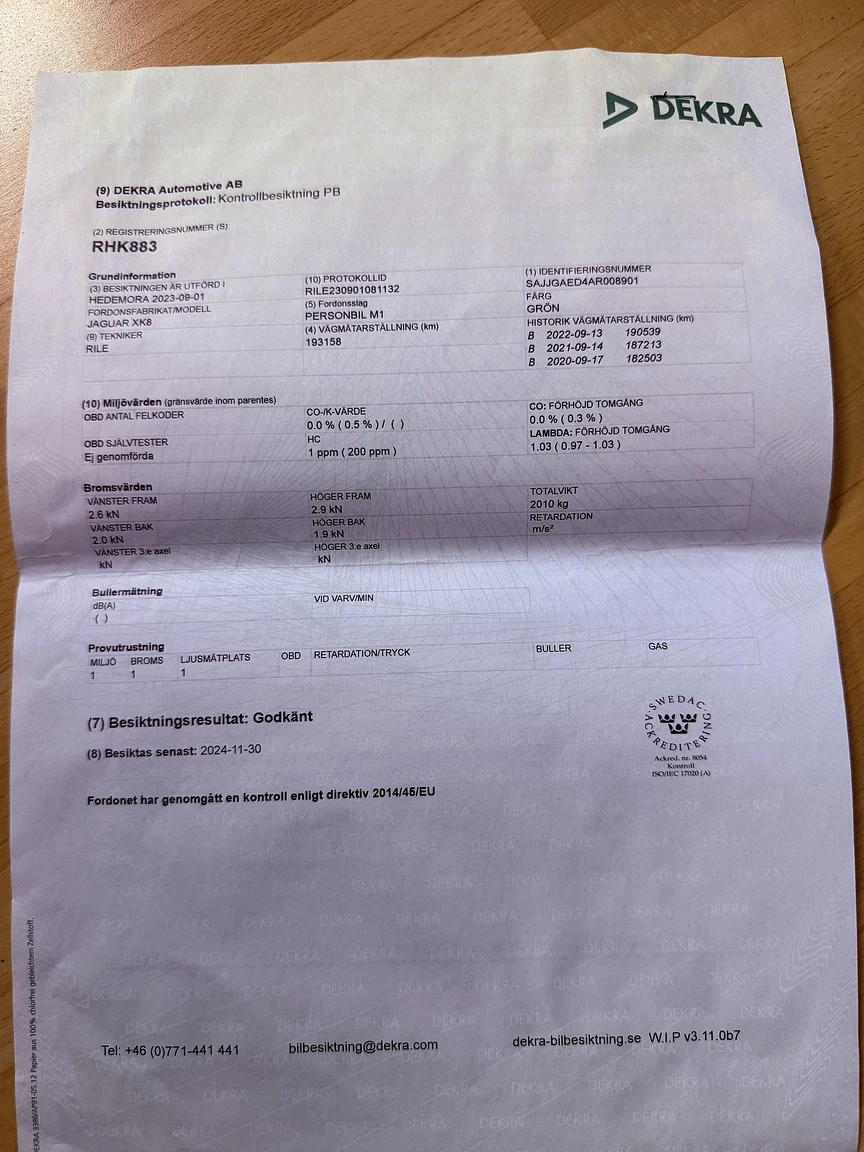 Documentation for 1997 Jaguar XK8 (16)