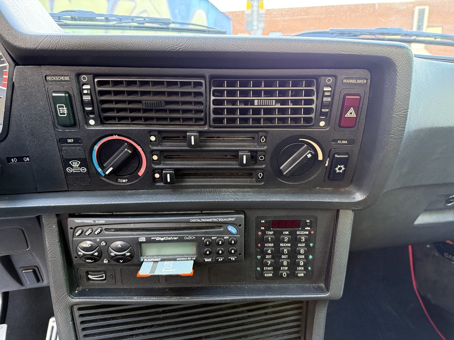 Interiörbild 1984 BMW 635CSi