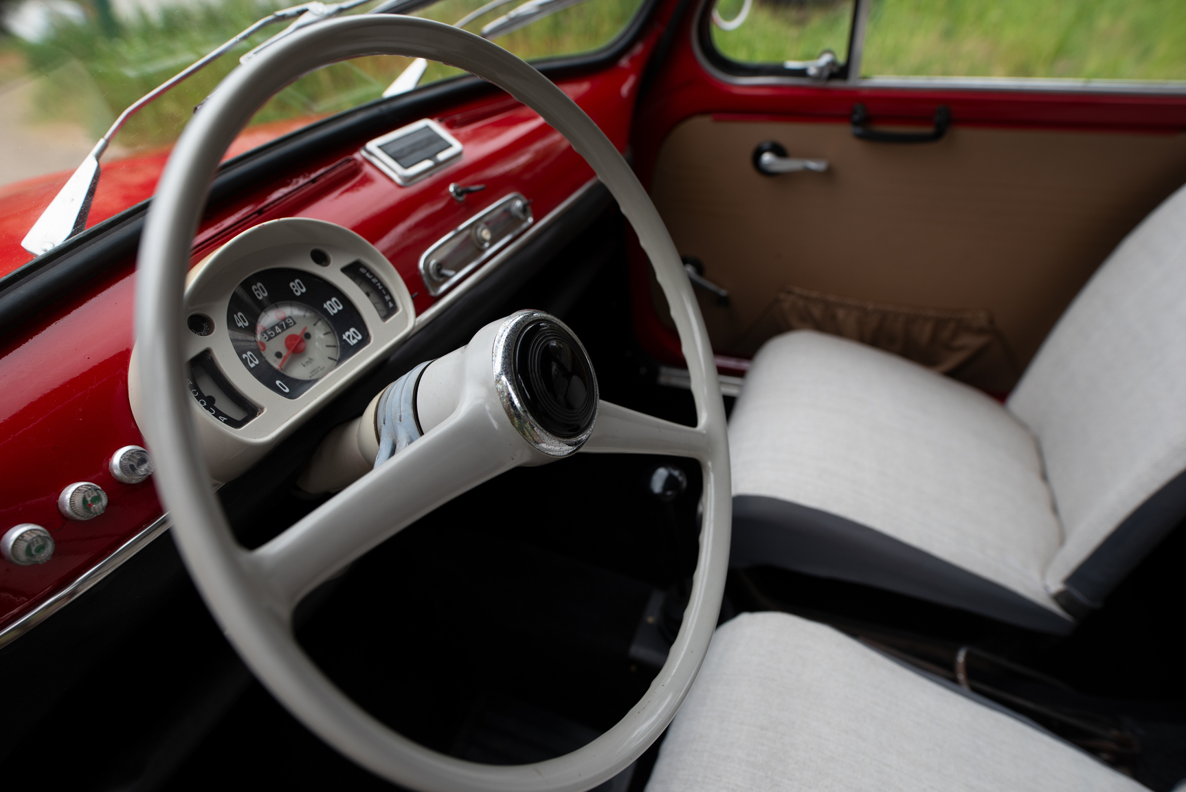 Innenraumfoto von 1968 Fiat 600D