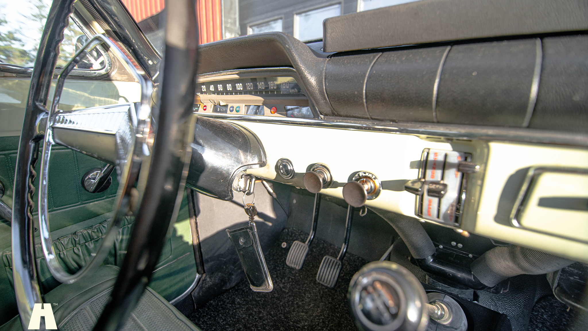Interiörbild 1966 Volvo Amazon Sport