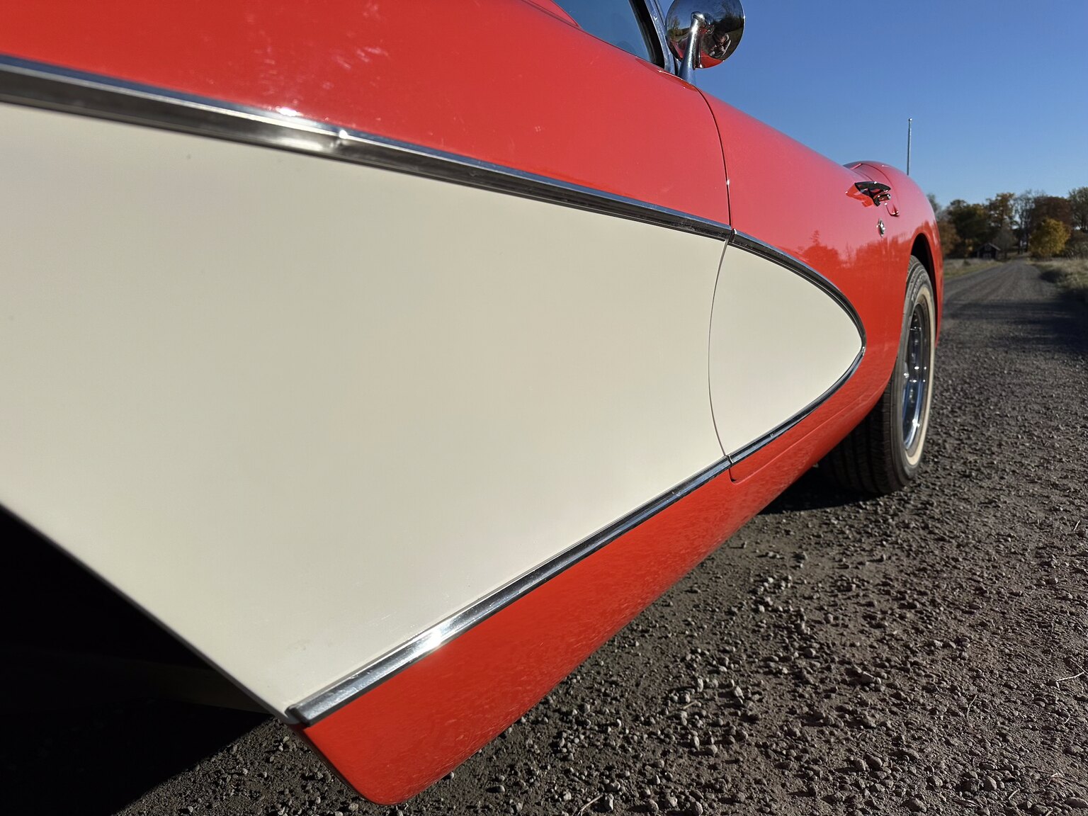 Exteriörbild på 1956 Chevrolet Corvette 