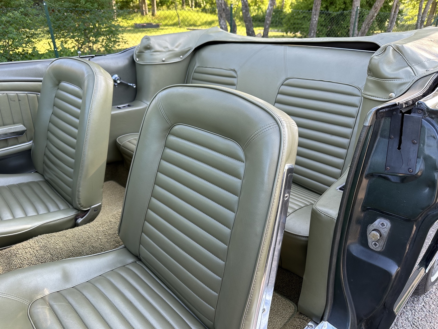 Innenraumfoto von 1965 Ford Mustang 289 Cabriolet