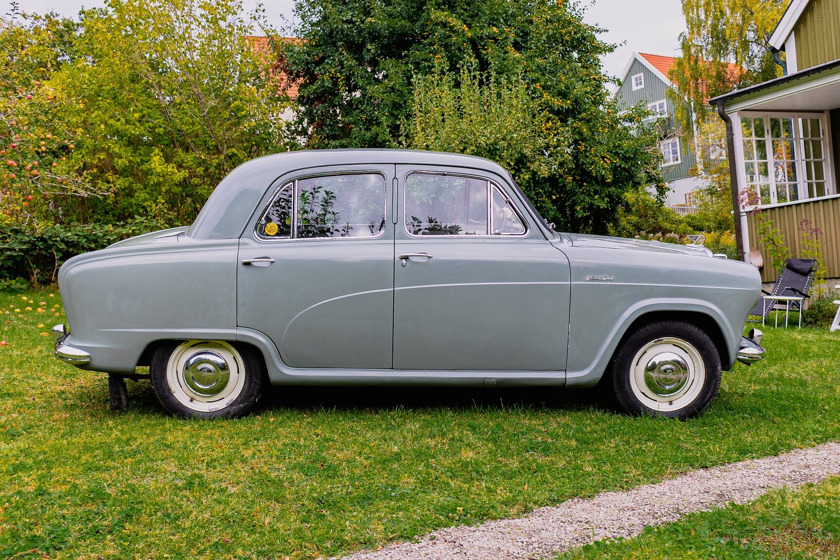Exteriörbild på 1955 Austin A50
