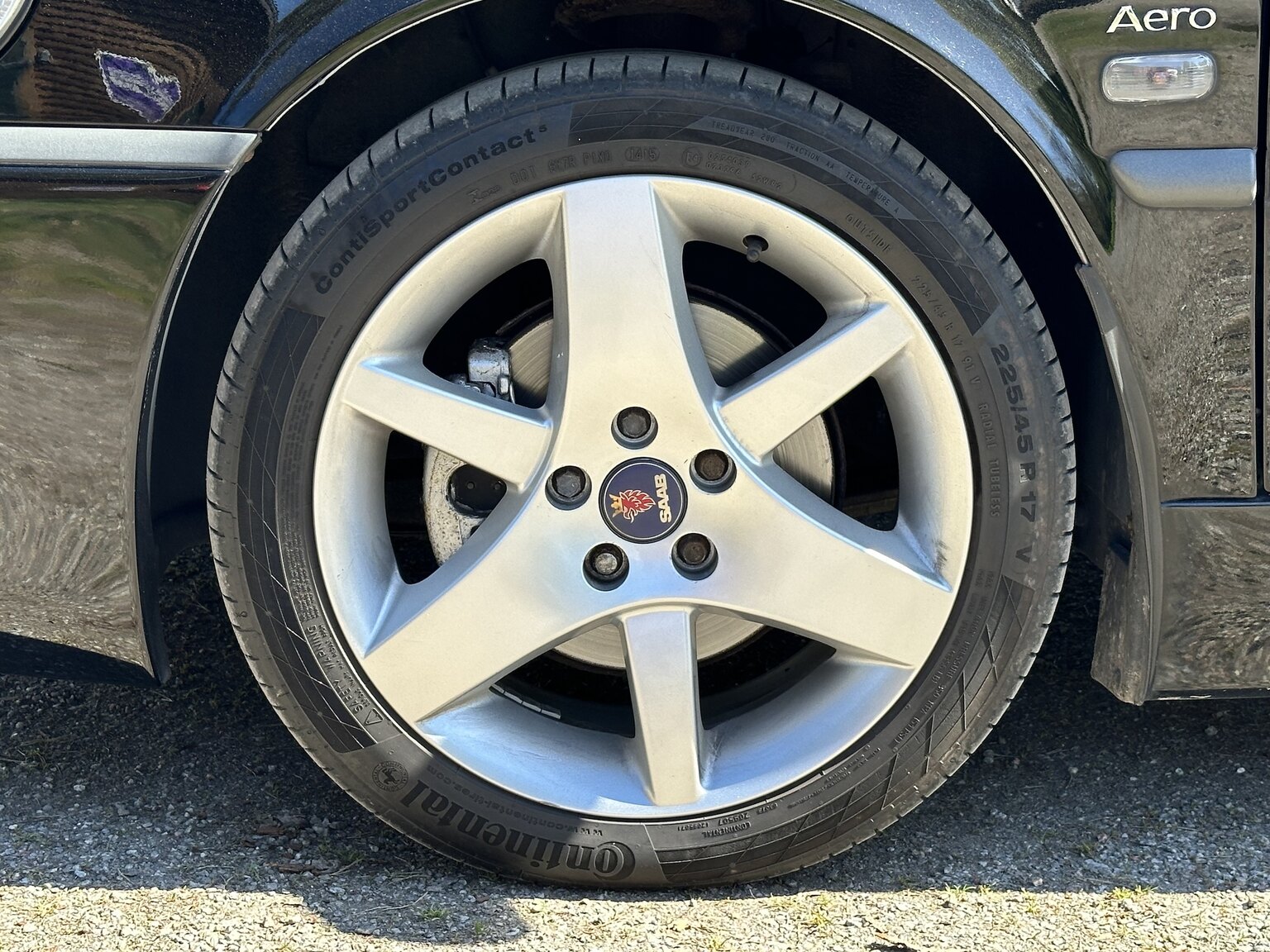 Exteriörbild på 2003 SAAB 9-3 Aero Turbo Cabriolet