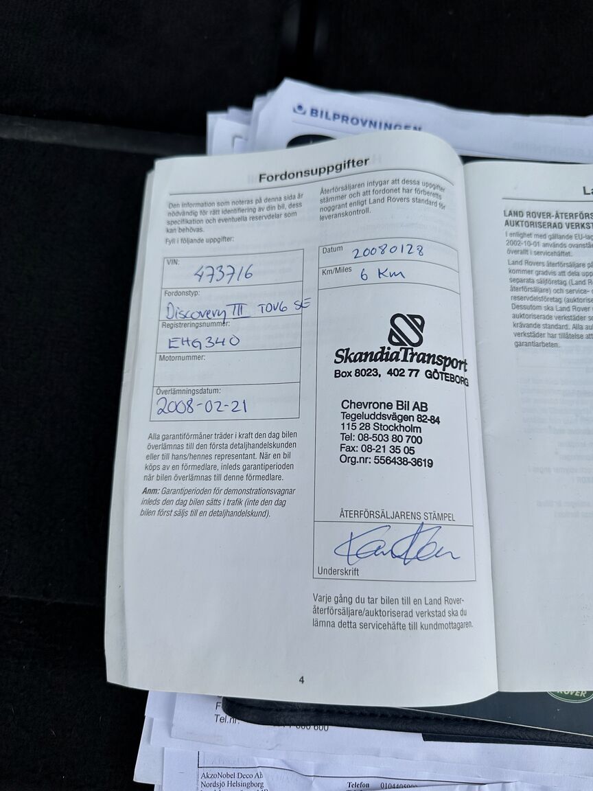 Documentation for 2008 Land Rover Discovery TDV6 SE (5)