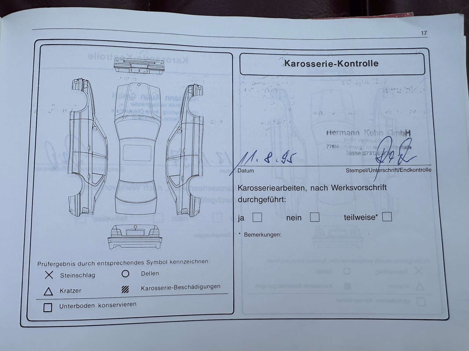 Documentation for 1993 BMW 325i Convertible