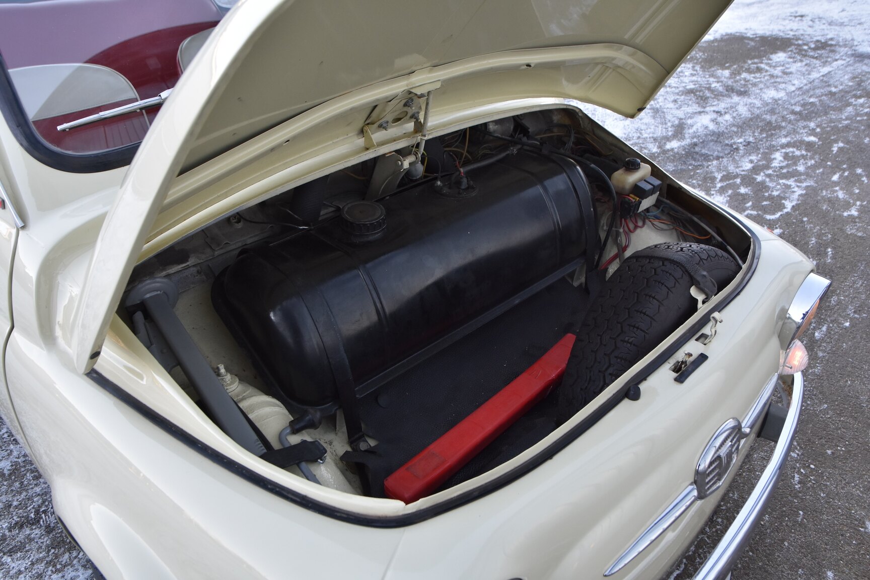 Interiörbild 1968 Fiat 500