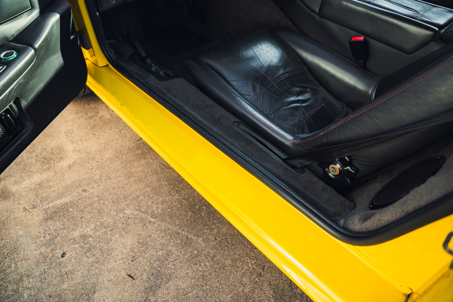 Interiörbild 1989 Lotus Esprit Turbo SE