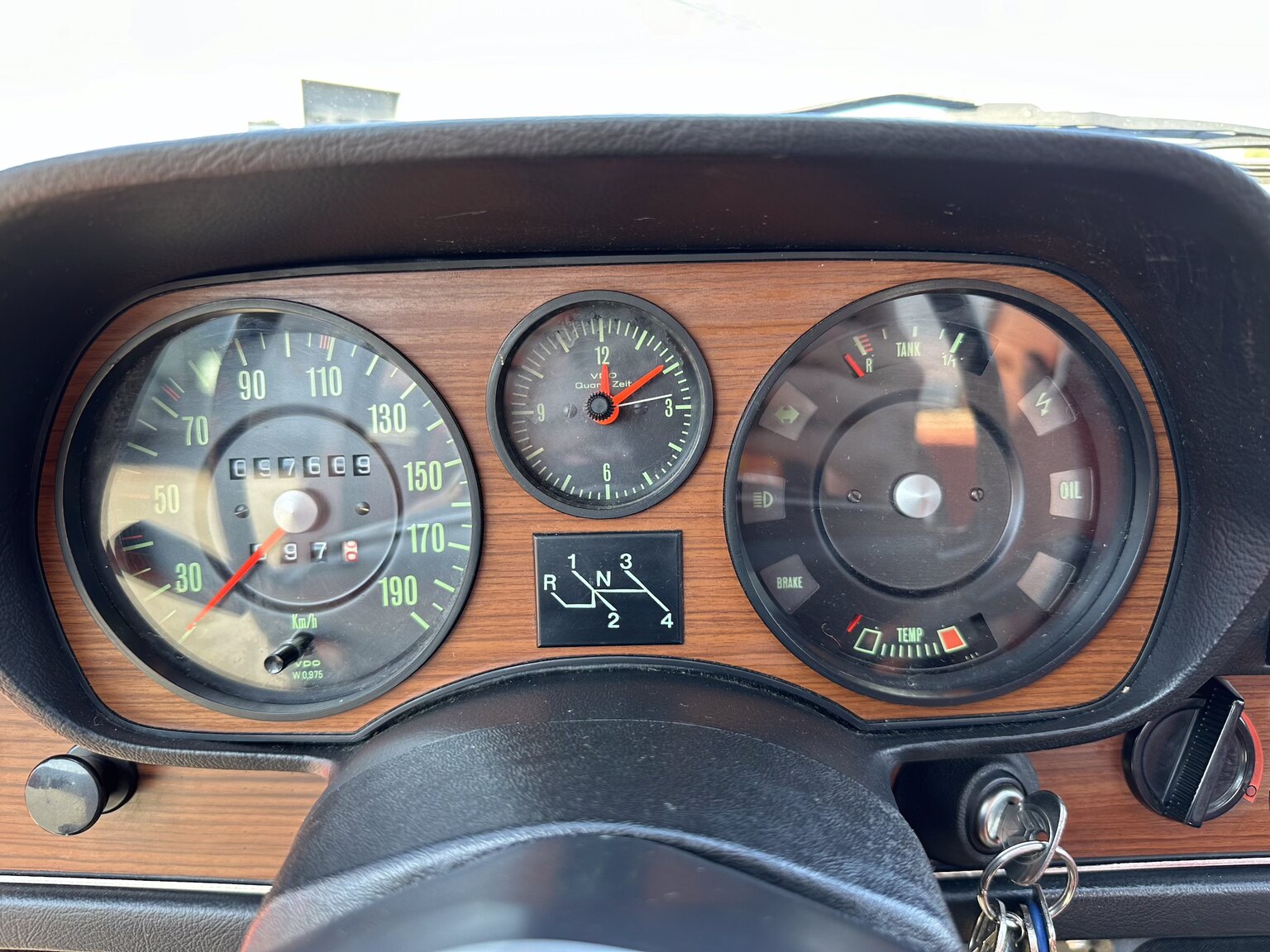 Interiörbild 1974 Volkswagen Passat Two Door
