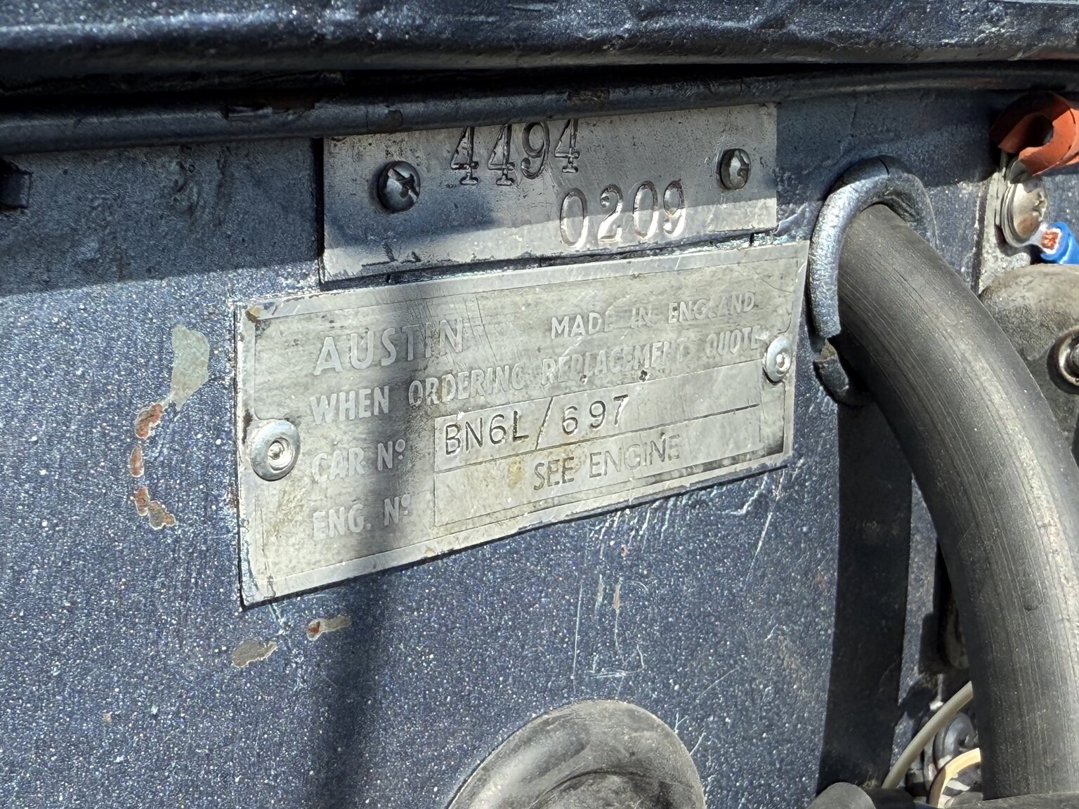 Image of 1958 Austin-Healey 100-6 mechanics