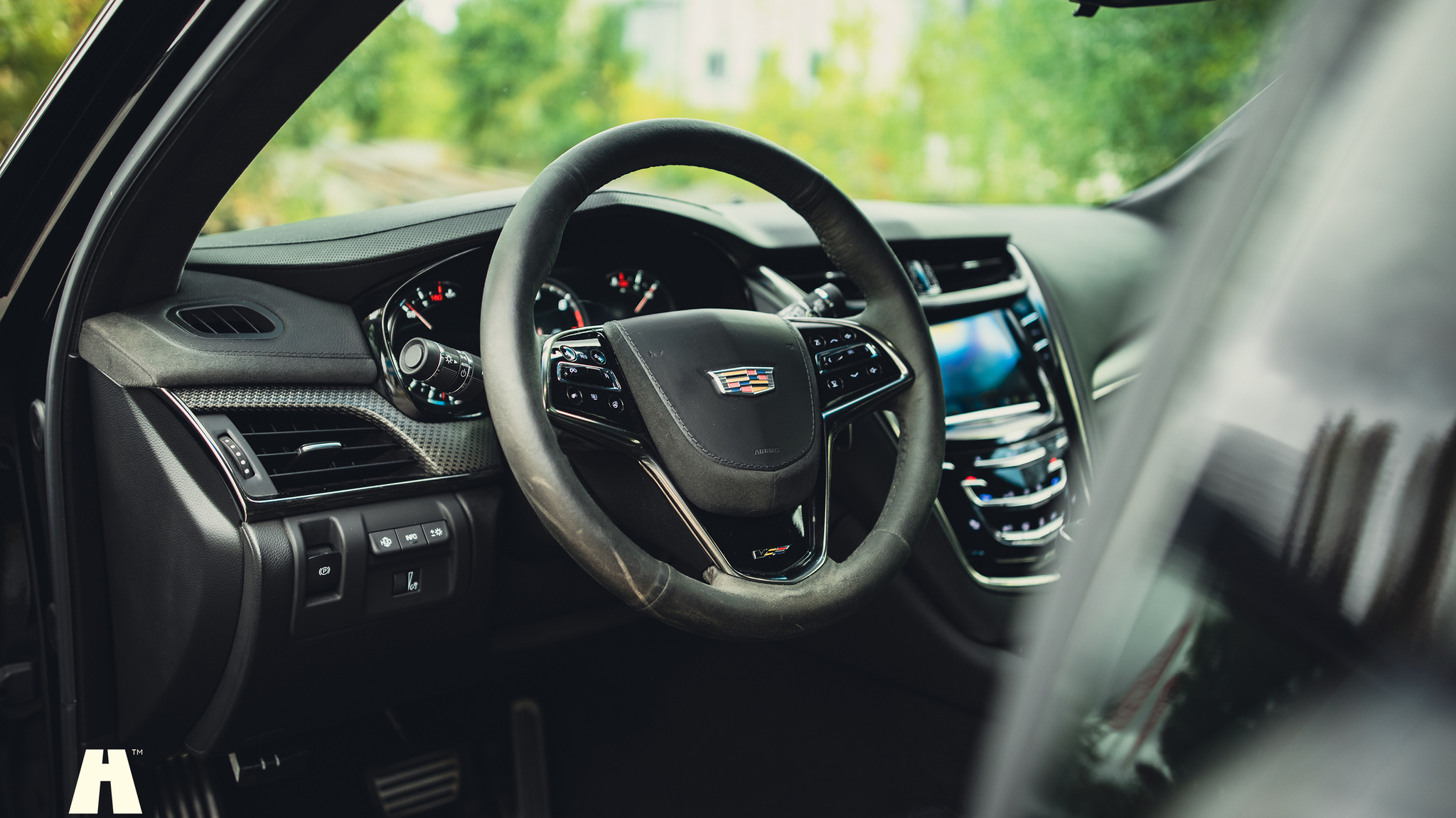 Interiörbild 2018 Cadillac CTS-V Carbon Package
