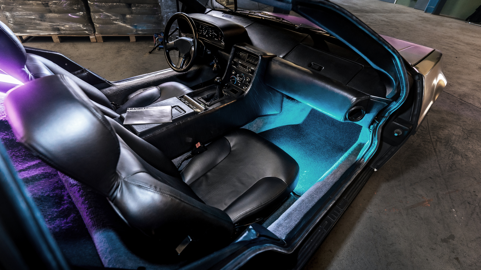 Interiörbild 1981 DMC DeLorean 