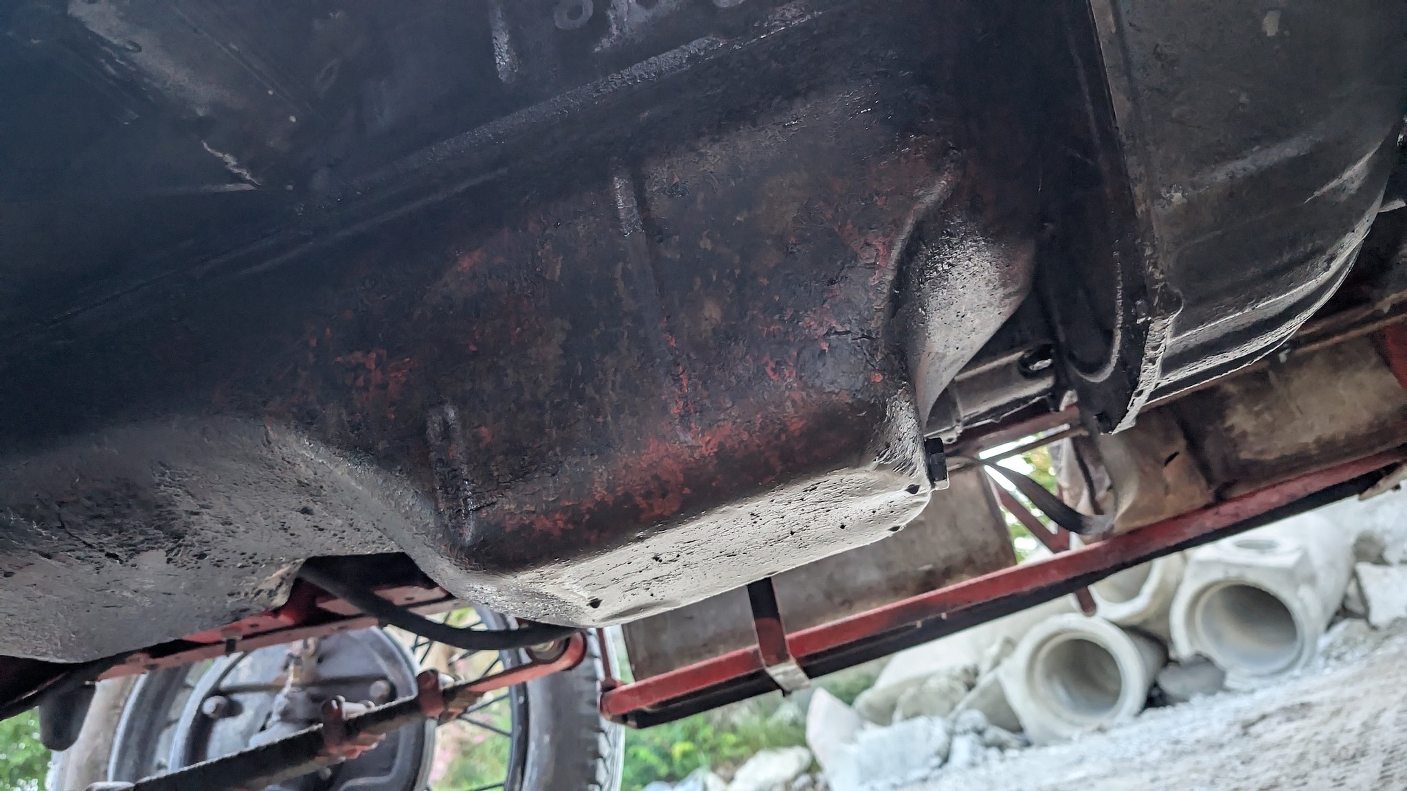 Image of 1929 FIAT 321C (521c) "Flying Fiona" mechanics
