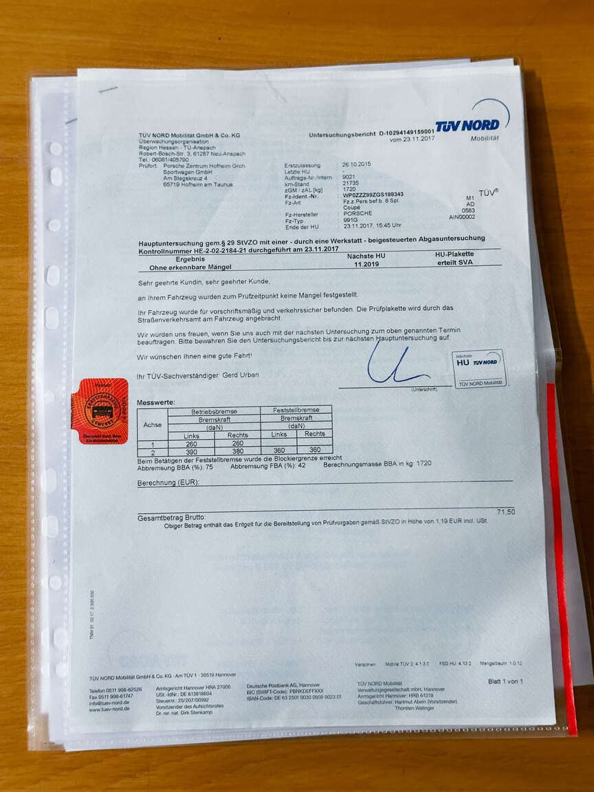 Dokumentation, 2016 Porsche 911 GT3 RS PDK "Rally Build"