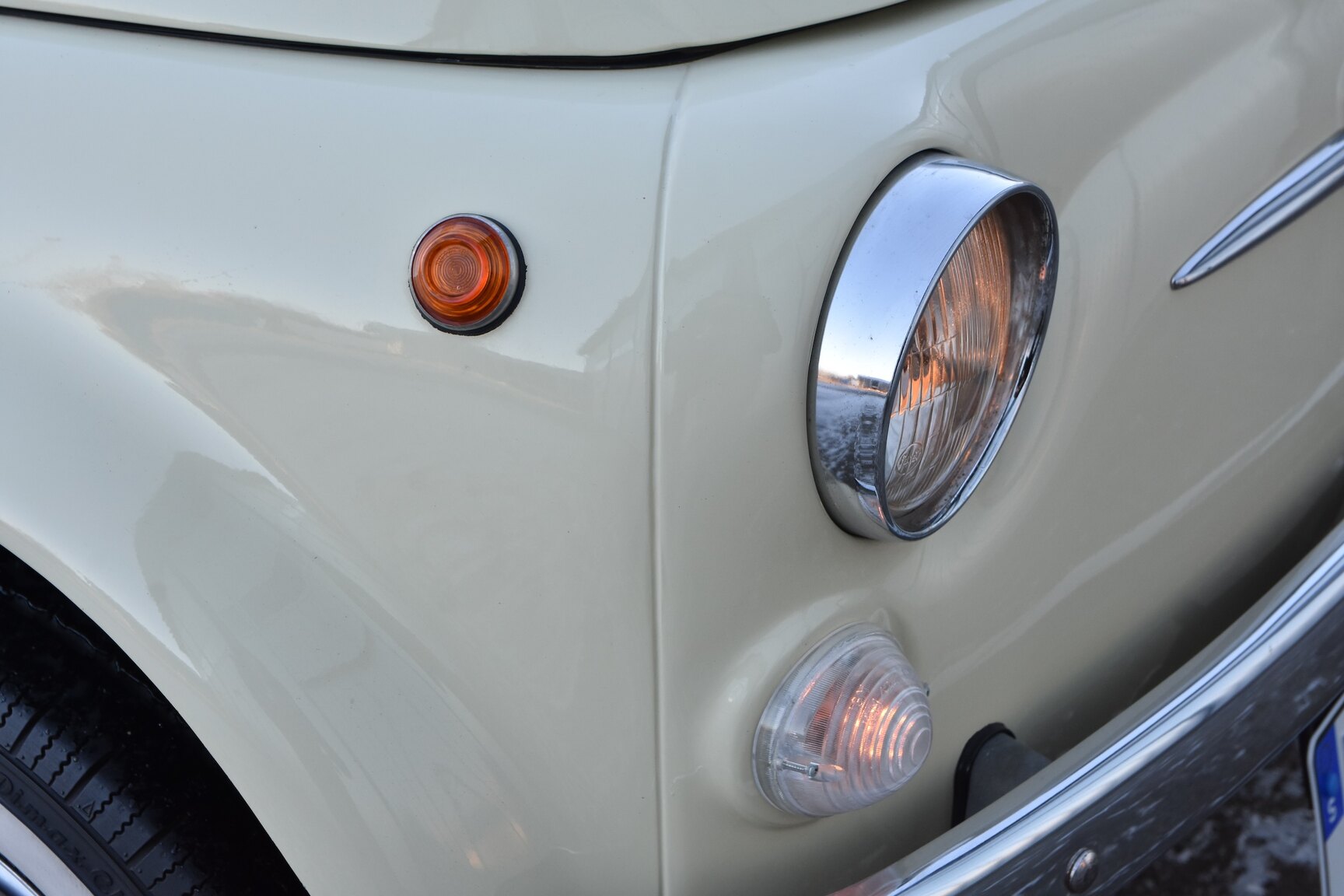 Exteriörbild på 1968 Fiat 500