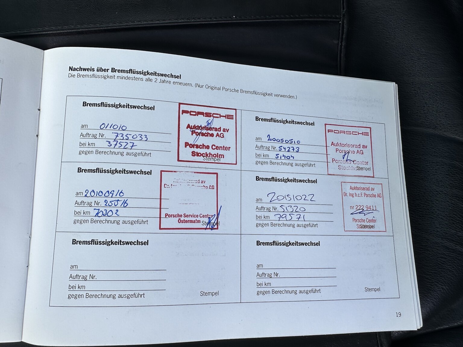 Dokumentation för 1999 Porsche 911 Carrera