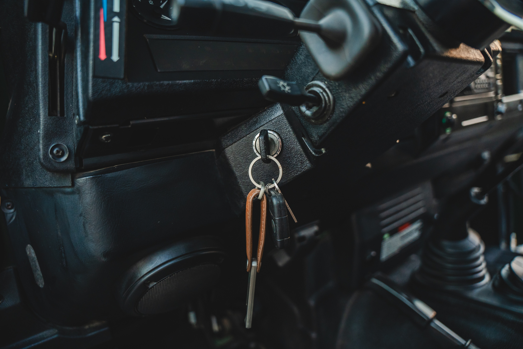 Interiörbild 2003 Land Rover Defender TD5 90 Pickup