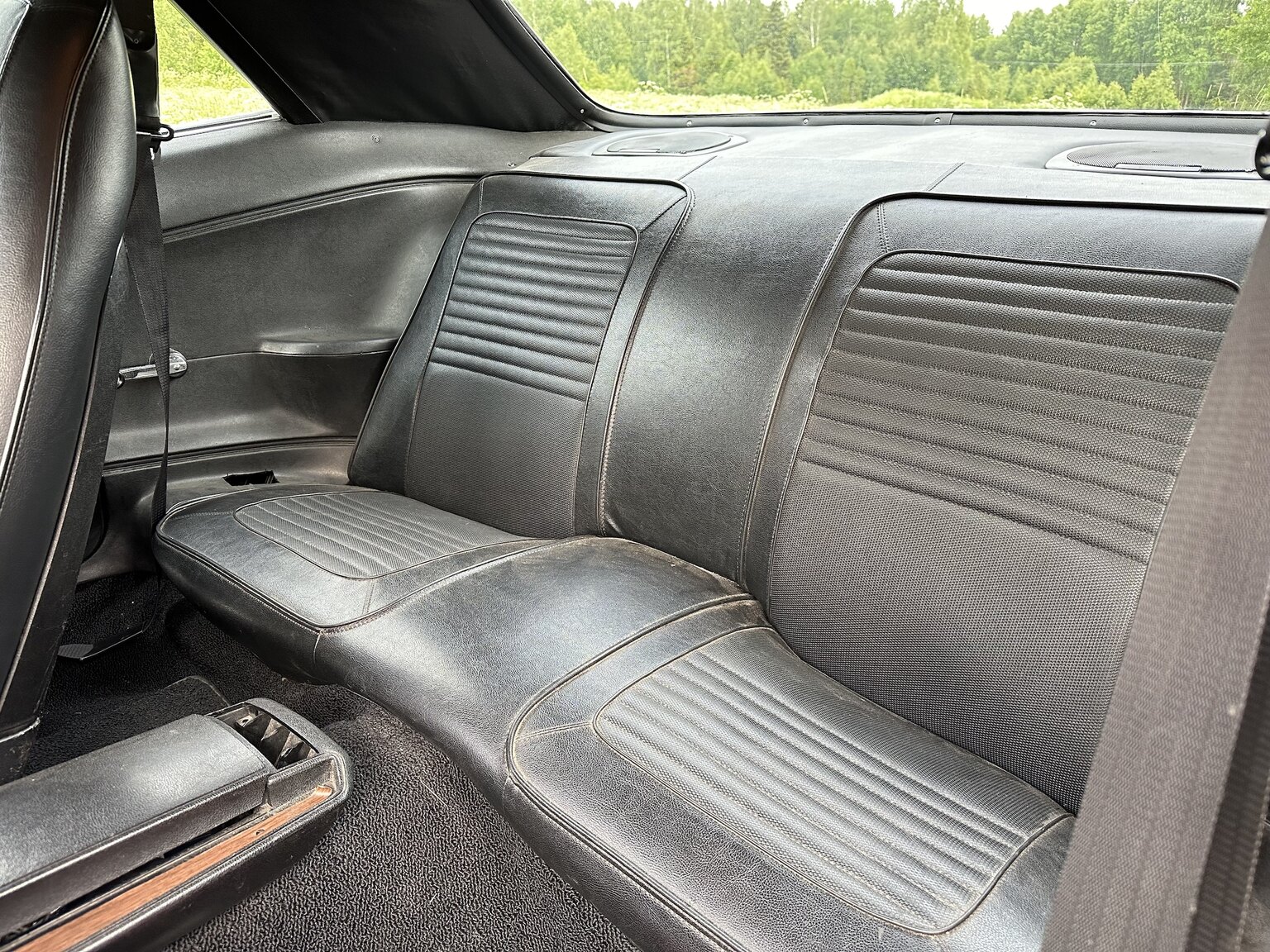 Interiörbild 1970 Plymouth Cuda 383