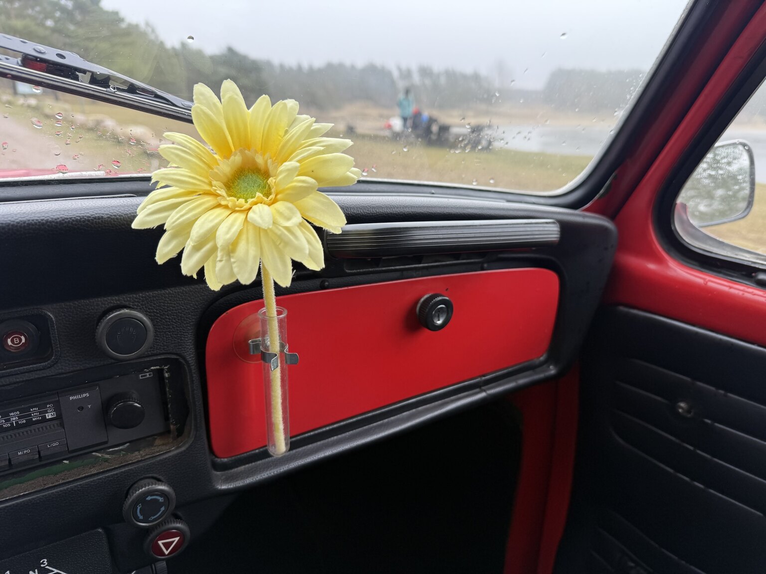 Interiörbild 1972 Volkswagen Beetle 1302 S