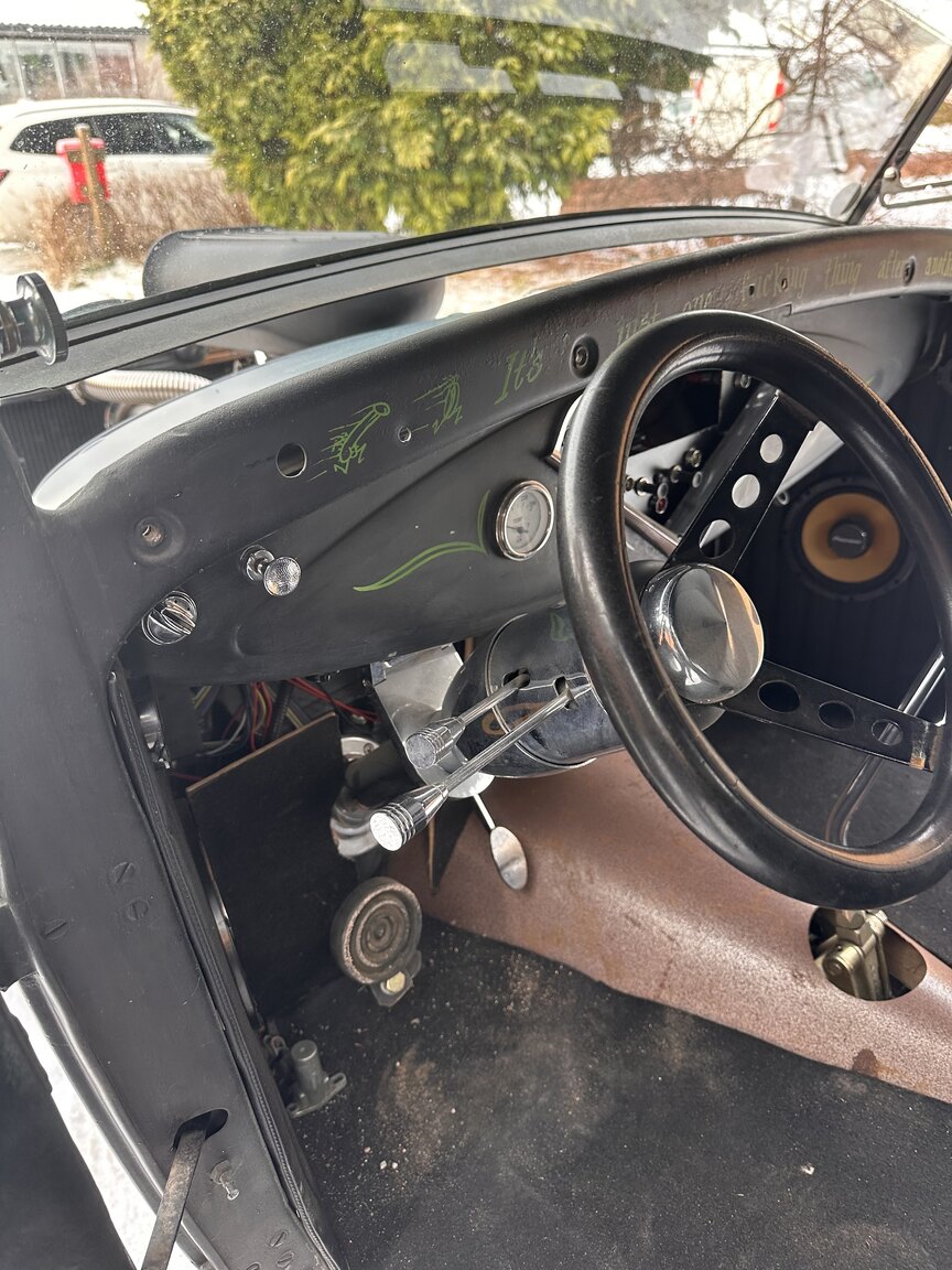 Interior image of 1929 Ford A "HotRod"