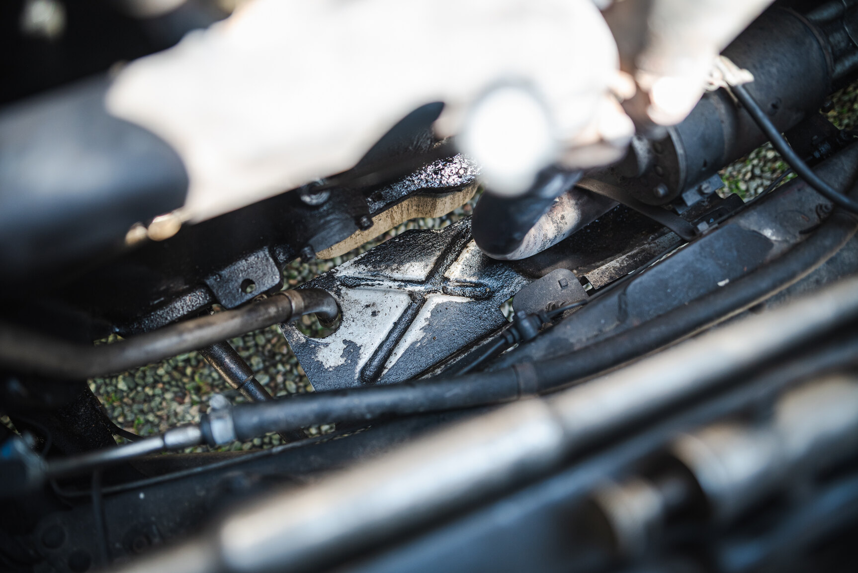 Image of 1950 Bentley 4 1/4 Litre mechanics
