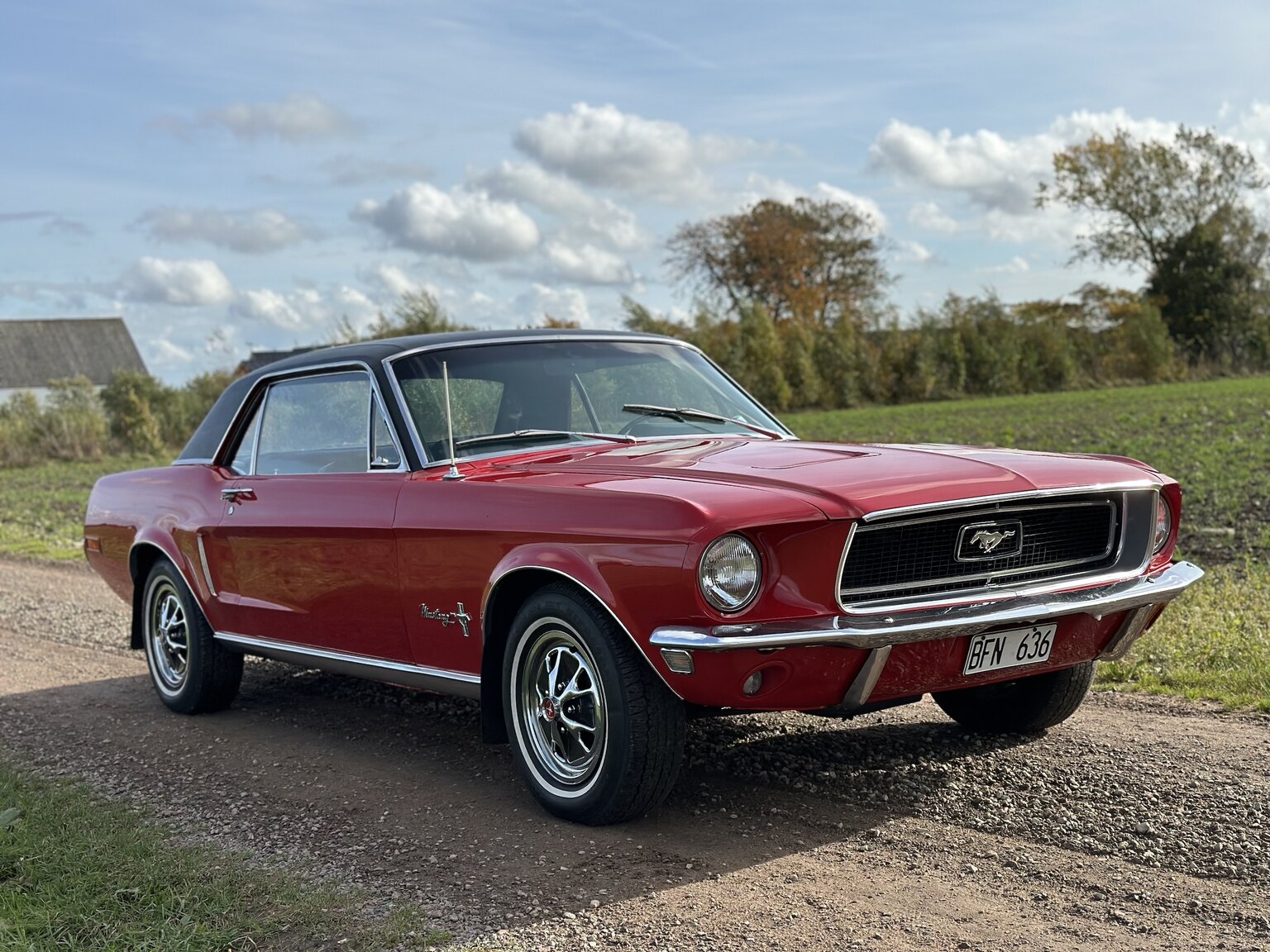 Exteriörbild på 1968 Ford Mustang Hardtop 3.3