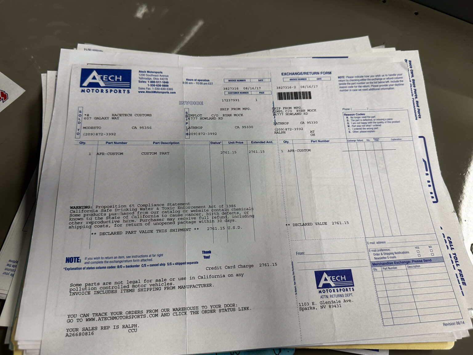 Documentation for 1968 Chevrolet Chevelle PRO Street (70)