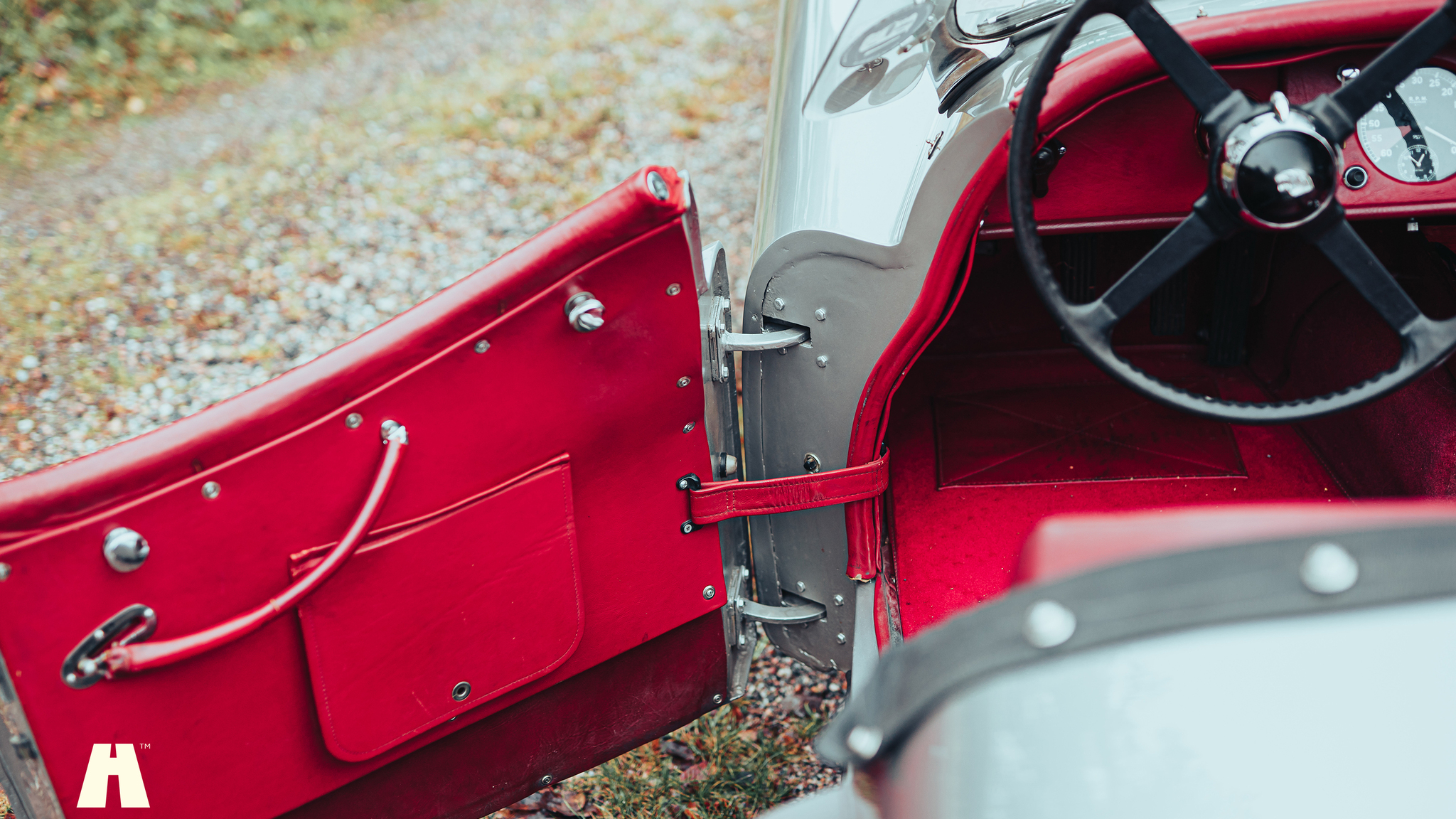 Innenraumfoto von 1951 Jaguar XK120