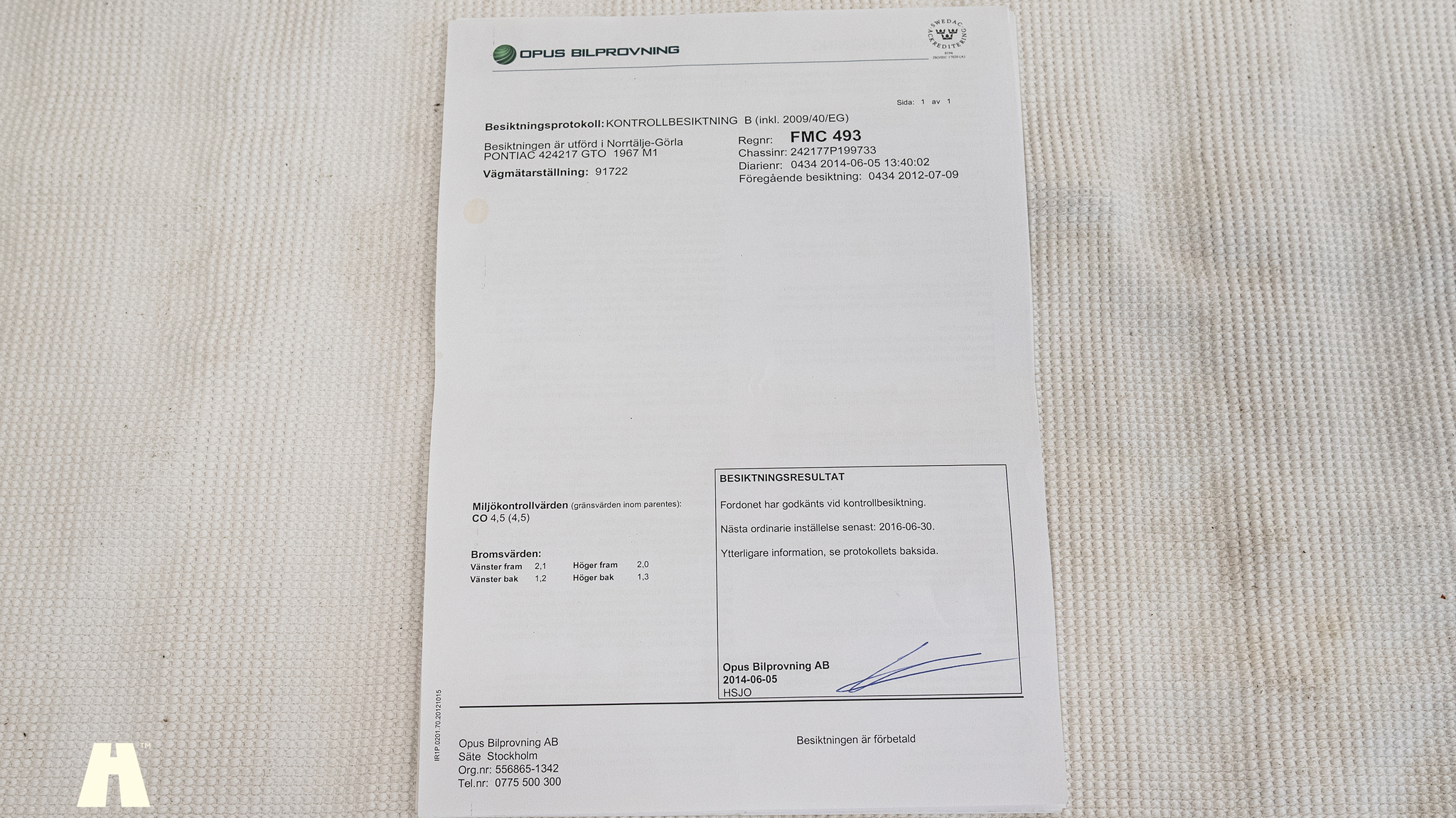 Documentation for 1967 Pontiac GTO Hardtop (7)