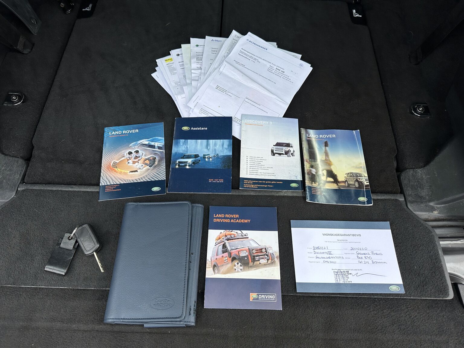 Dokumentation för 2008 Land Rover Discovery TDV6 SE