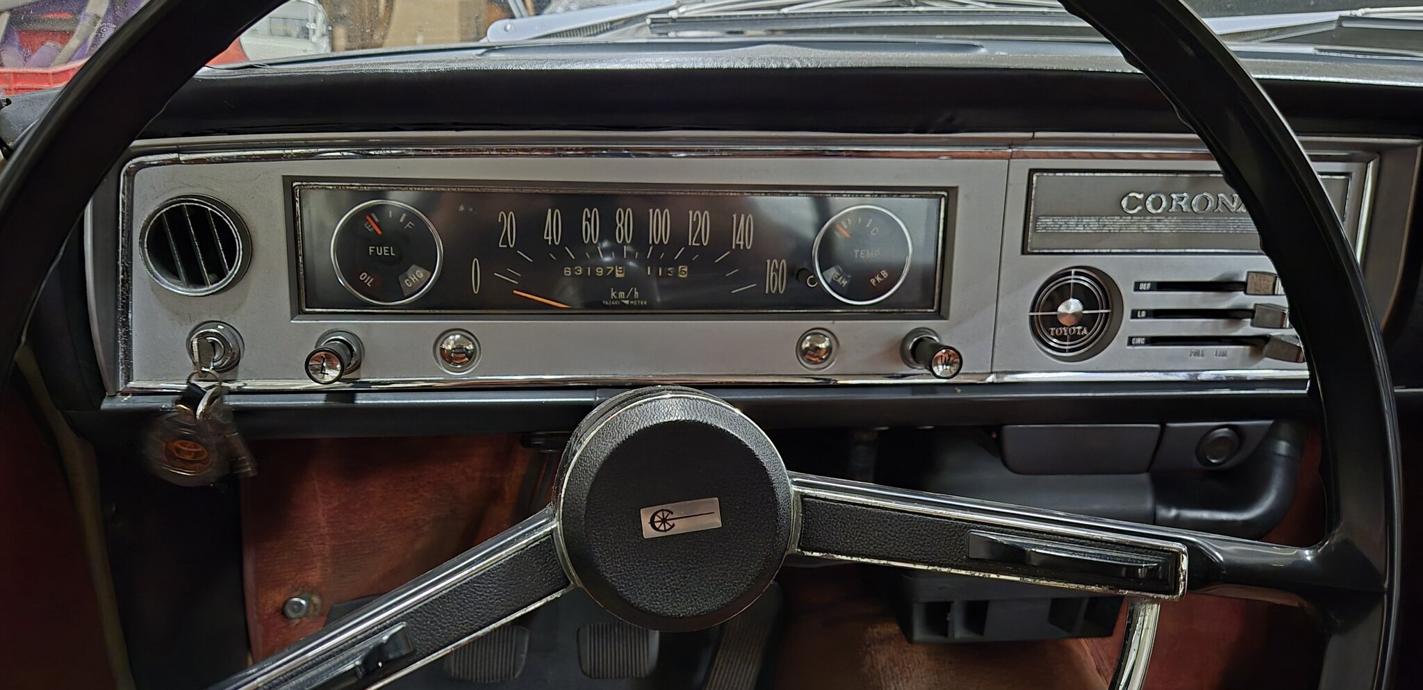 Interiörbild 1967 Toyota Corona