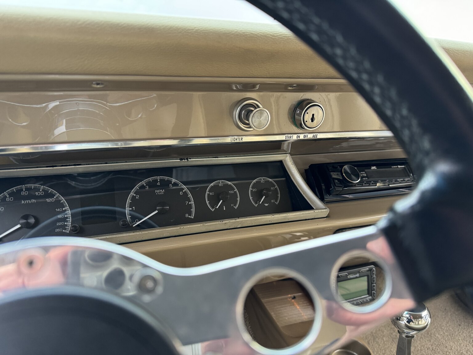 Interiörbild 1966 Chevrolet Chevelle Pro-touring