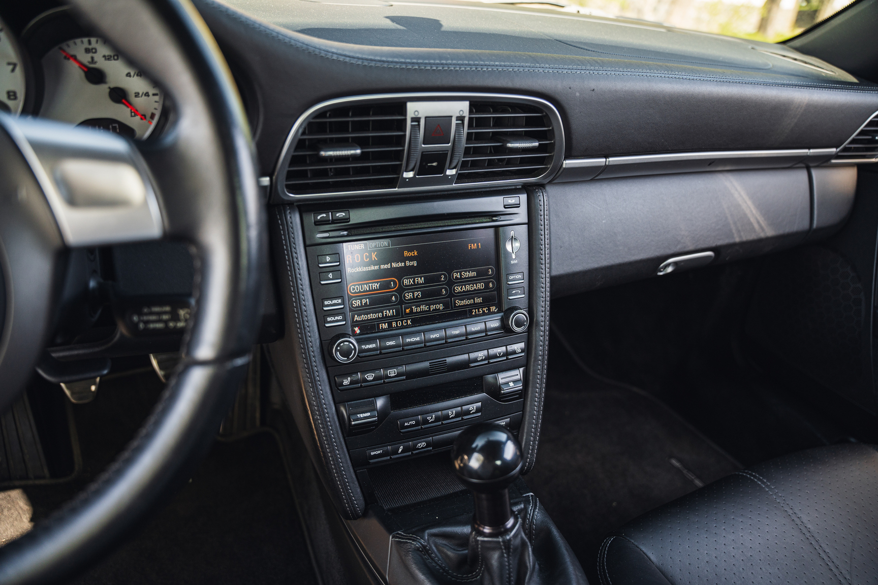 Interiörbild 2009 Porsche 997.2 C2S Manuell