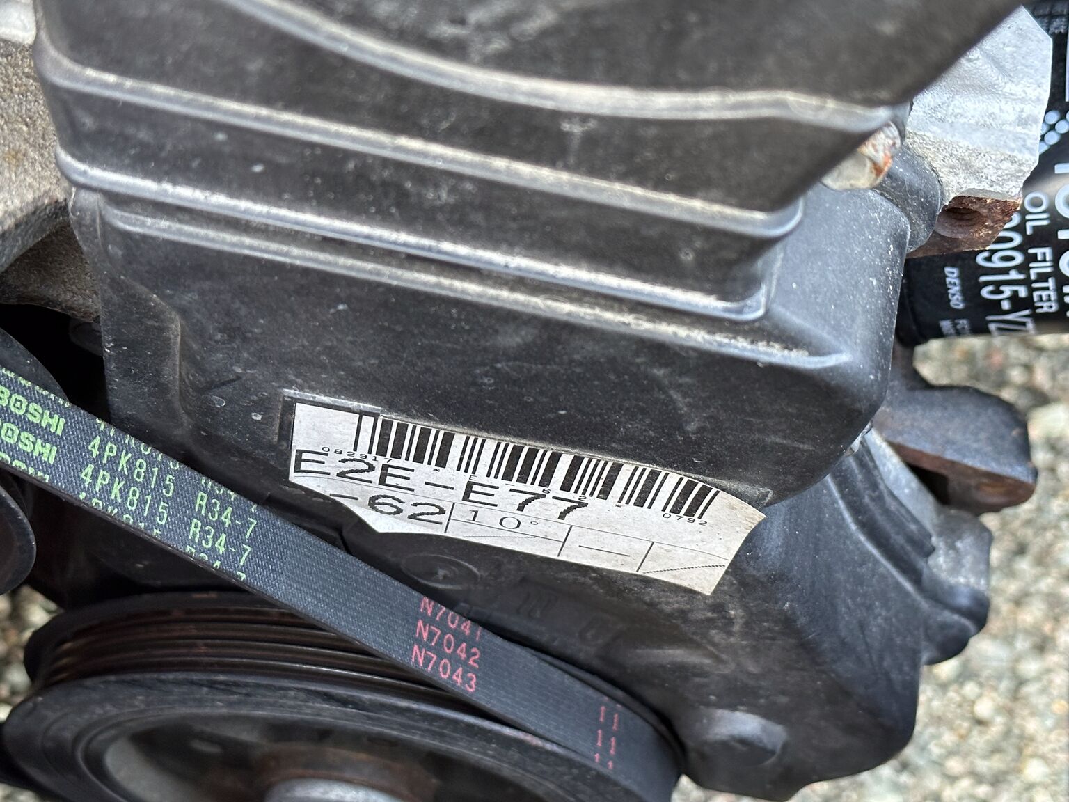 Image of 1991 Toyota Corolla 1300 XLI mechanics