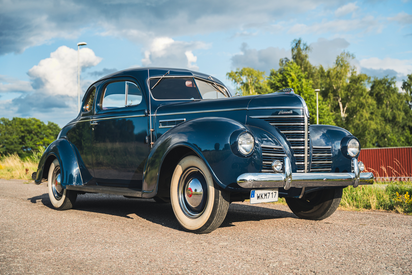 Exteriörbild på 1939 Plymouth Road king P8 Coupe  (7)
