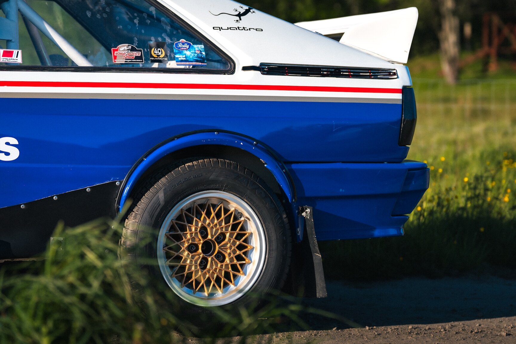 Exterior image of 1986 Audi Quattro Rally Replica