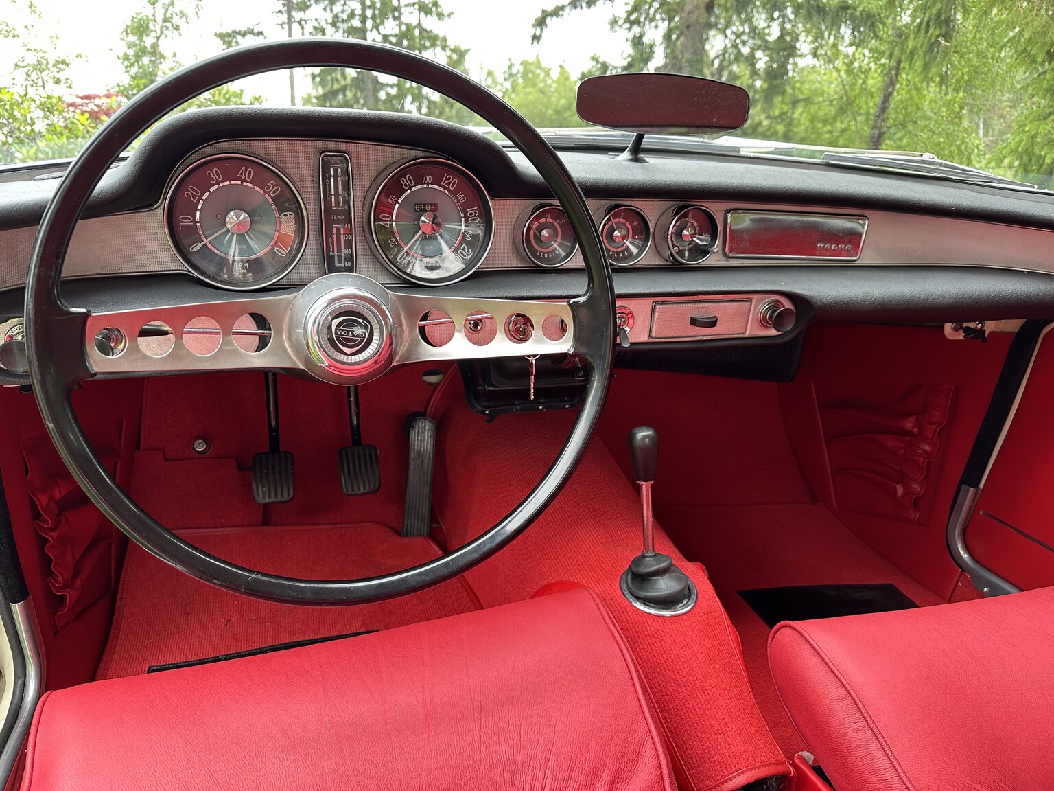 Interiörbild 1964 Volvo P 1800 S