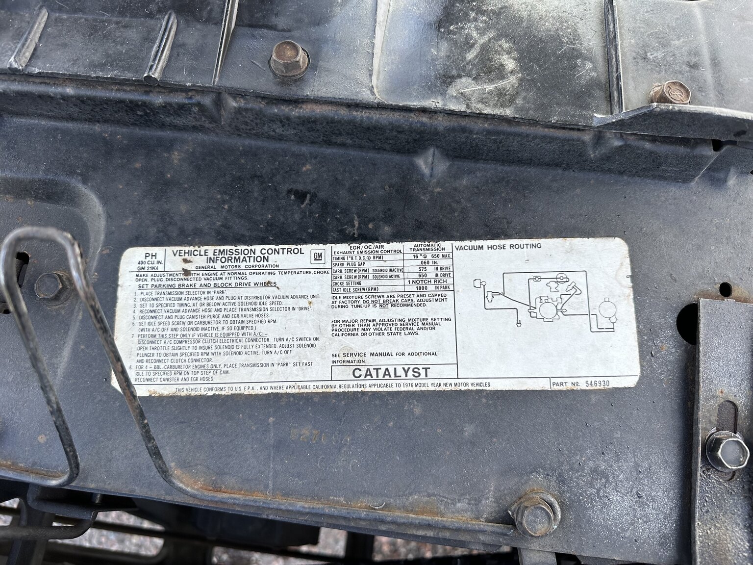 Image of 1976 Pontiac Firebird Trans Am mechanics