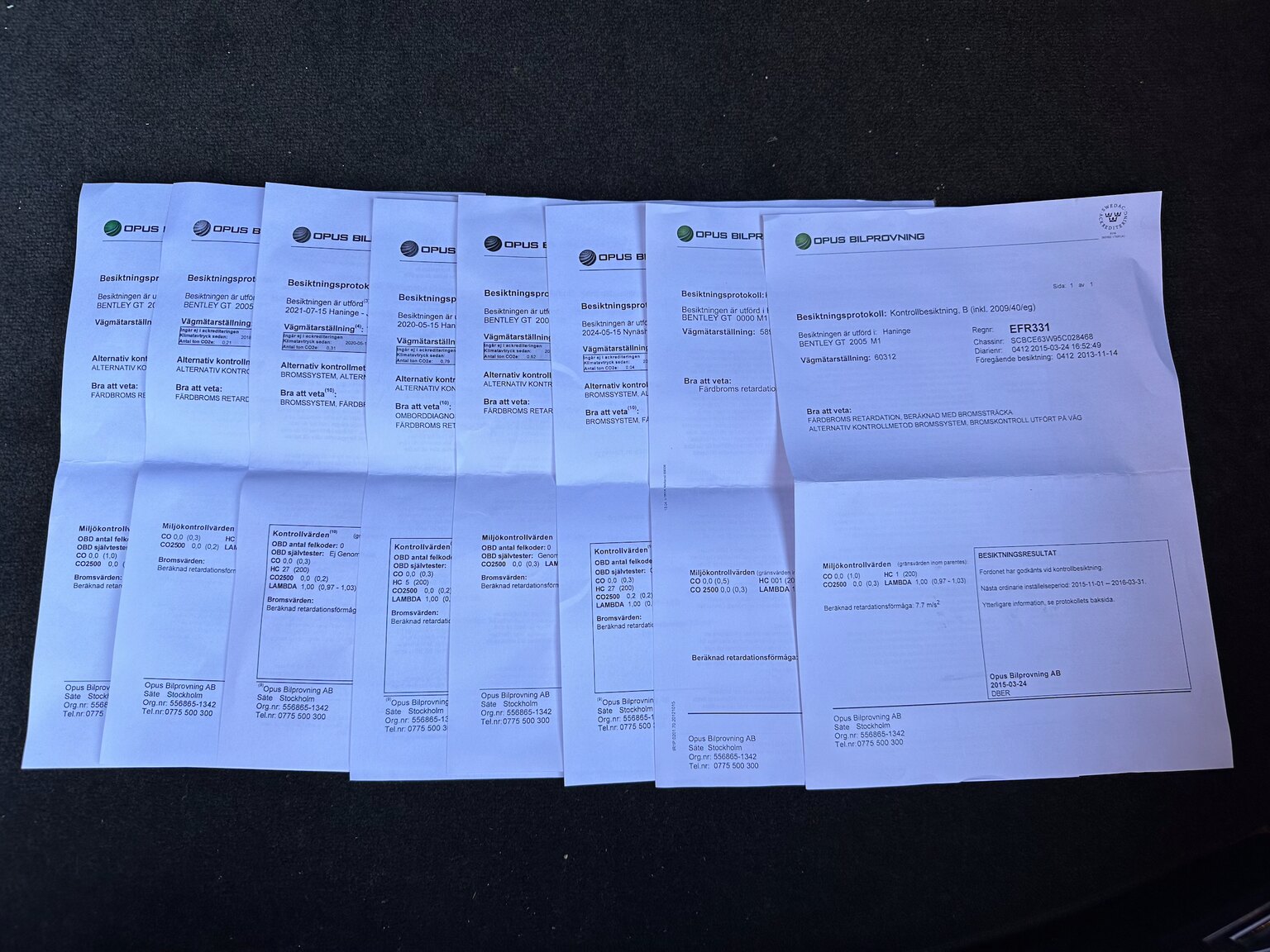 Documentation for 2005 Bentley Continental GT