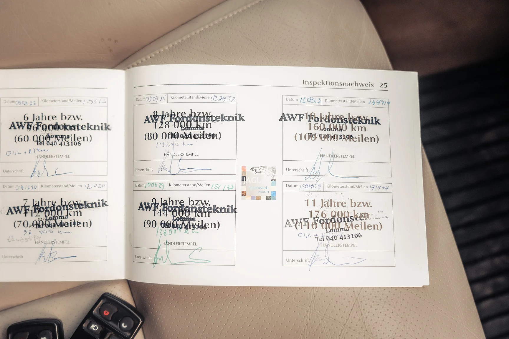 Dokumentation, 2001 Jaguar  Xj 4,0 Sovereign (8)