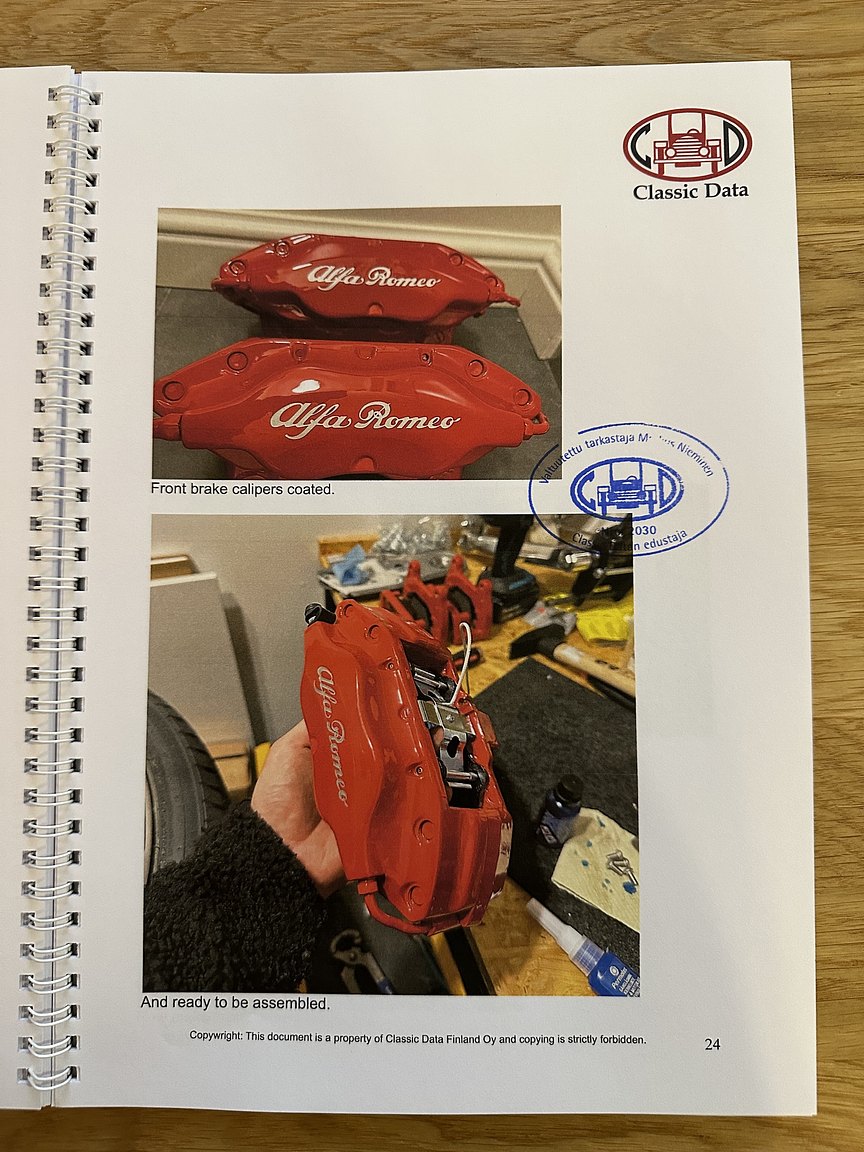 Documentation for 2004 Alfa Romeo 156 GTA